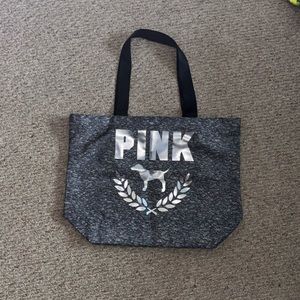 Grey tote bag from PINK!